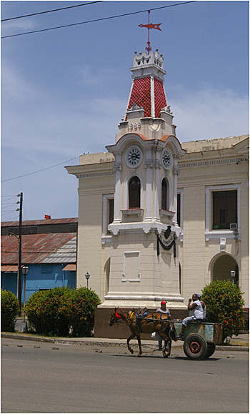Street Scene in Santiago de Cuba